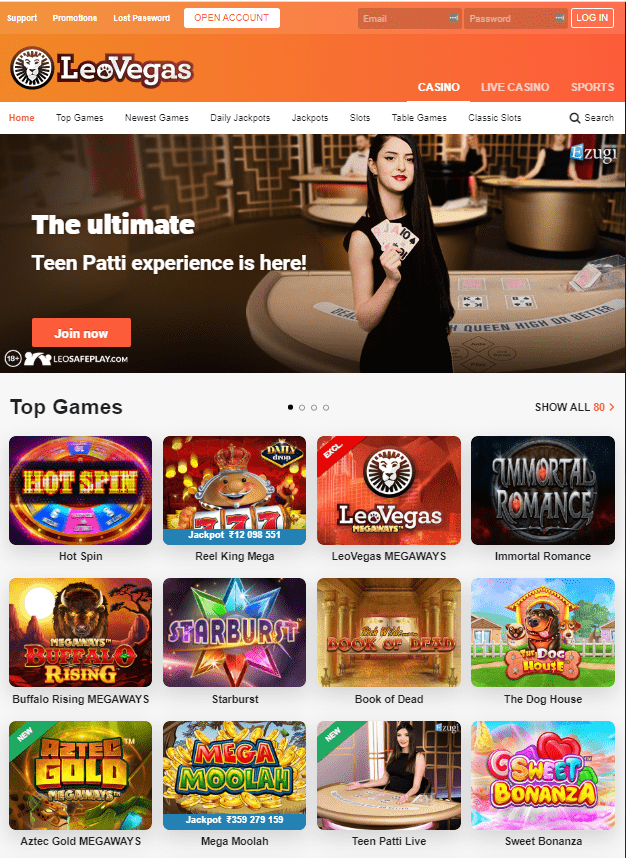 SlotsLeoVegas Casino